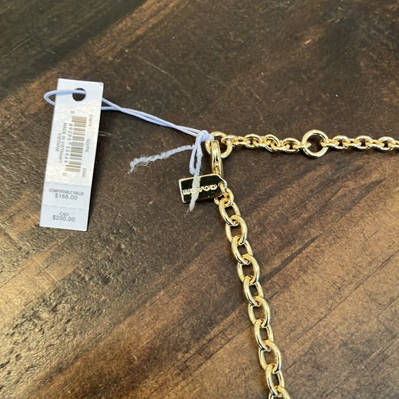 COACH Butterfly & Flower Necklace NWT - Picture 4 of 5